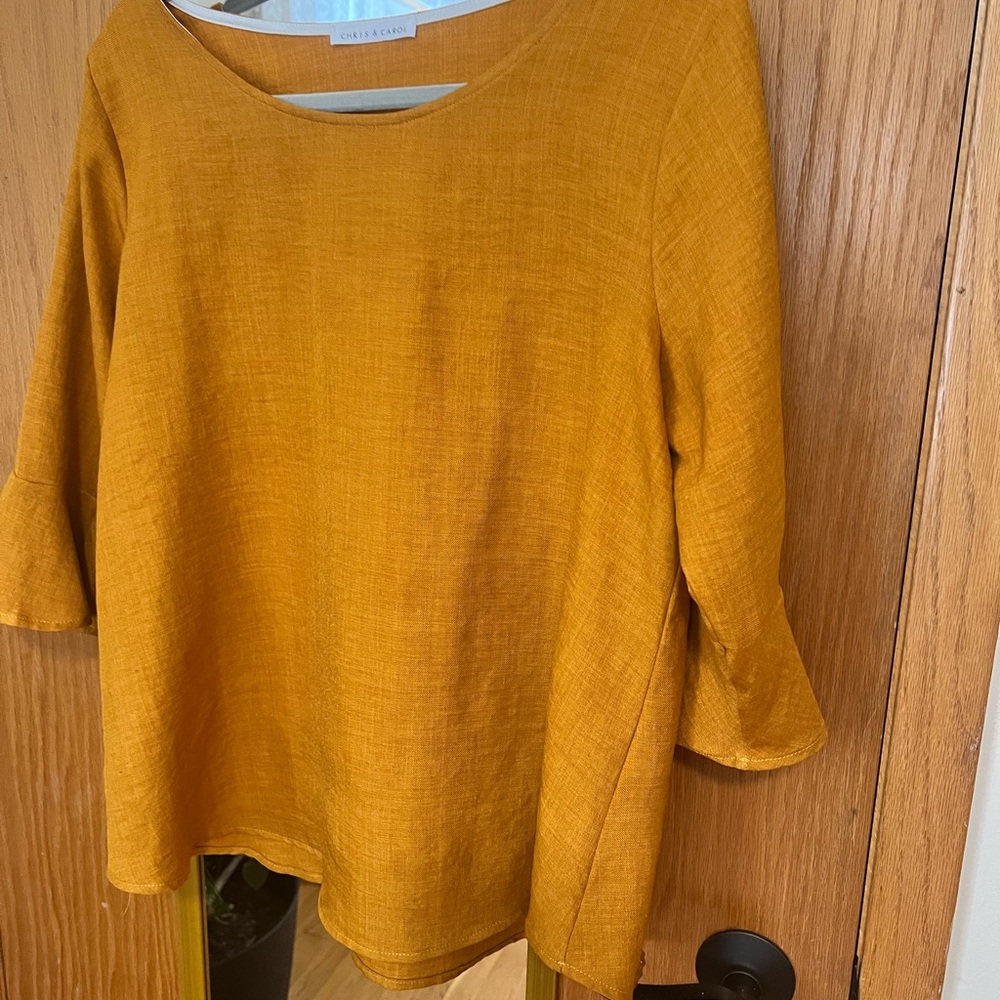 Chris & Carol Golden Yellow Blouse